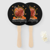 ハッピーサンクスギブィング ハンドファン (正面&裏面)