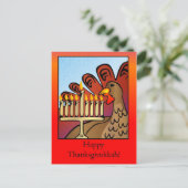 ハッピーサンクスギブッカハガキ ポストカード (スタンド正面)