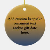 ハッピーサンクスギブッカ2013 Dreidl/Turkey セラミックオーナメント (裏面)