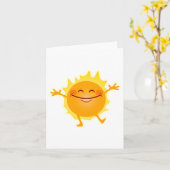 ハッピーサンサンシャインサマー至 カード (黄色い花)