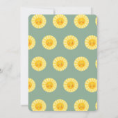 ハッピーサンシャインファーストトリップ誕生日招待状 招待状 (裏面)