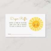 ハッピーサンシャインベビーおむつラッフルエンクロルエンクロル エンクロージャーカード (正面)