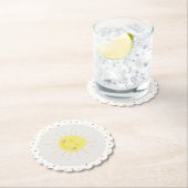 ハッピーサンシャイン水玉模様パーティー紙プレート ペーパーコースター (インサイチュ)