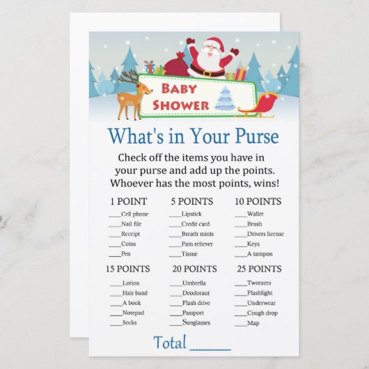 ハッピーサンタあなたの財布のゲームの中に何がある (正面/裏面)