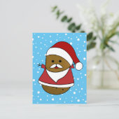 ハッピーサンタのクリスマスポテト ポストカード (スタンド正面)