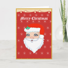 ハッピーサンタクロースのクリスマスカード シーズンカード