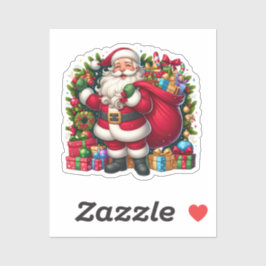 ハッピーサンタクロースのクリスマス シール