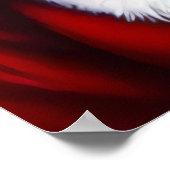 ハッピーサンタクロースクールのポートレート | AIアートポスター ポスター (角)