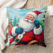 ハッピーサンタクロースリラックスズインフェスティバルそり クッション (ブランケット)