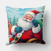 ハッピーサンタクロースリラックスズインフェスティバルそり クッション (裏面)