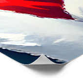 ハッピーサンタクロースリラックスズインフェスティバルそり ポスター (角)