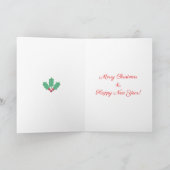 ハッピーサンタクロース クリスマスカード (内部)