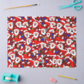 ハッピーサンタティッシュペーパー 薄葉紙 (クラフト)