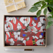 ハッピーサンタティッシュペーパー 薄葉紙 (ギフト)