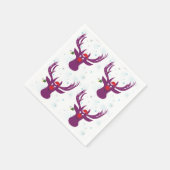 ハッピーサンタディアニューイヤー紙ナプキンズ スタンダードカクテルナプキン (角)