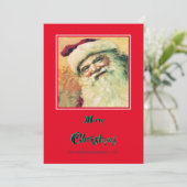 ハッピーサンタメリークリスマスホリデー – 赤 シーズンカード (スタンド正面)