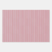 ハッピーサンタライトブルーストライプの ラッピングペーパーシート (正面)