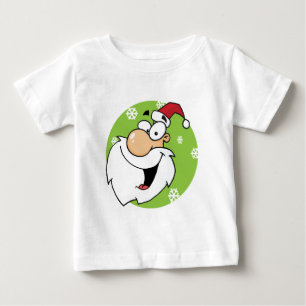 ハッピーサンタ節クリスマスホリデー ベビーTシャツ