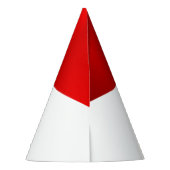 ハッピーサンタ顔 パーティーハット (裏面)