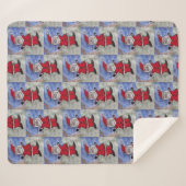 ハッピーサンタ シェルパブランケット (正面(横))