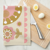 ハッピーサンティータオル キッチンタオル (四つ折り)