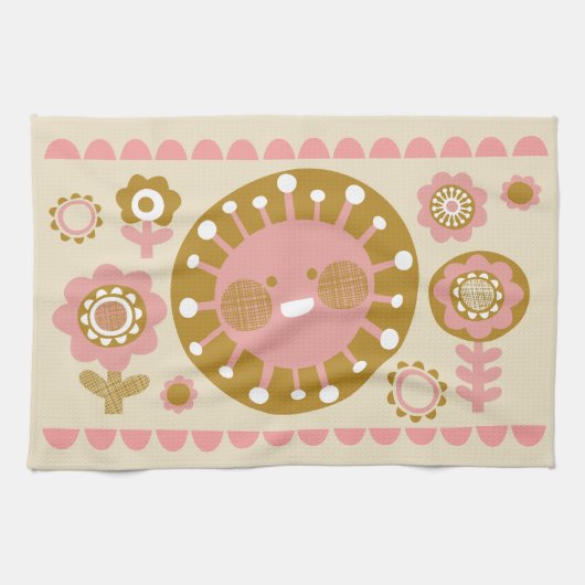 ハッピーサンティータオル キッチンタオル (横)