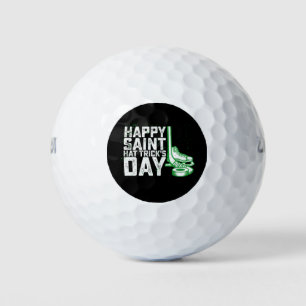 ハッピーサンハットトリックズデイアイスホッケーSt patricks ゴルフボール