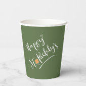 ハッピーサンパディのオレンジシャムロックID336 紙コップ (裏面)