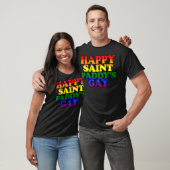 ハッピーサンパディスゲイおもしろいLGBTQSt patricks day Tシャツ (ユニセックス)