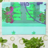 ハッピーサンパトリックの日ハクナマタアートプリント キッチンタオル (折り畳み)