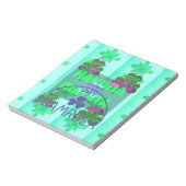 ハッピーサンパトリックの日ハクナマタアートプリント ノートパッド (回転)