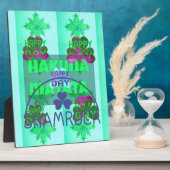 ハッピーサンパトリックの日ハクナマタアートプリント フォトプラーク (側面)