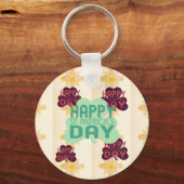 ハッピーサンパトリックの日ラブリーアートプリント キーホルダー (正面)