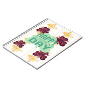 ハッピーサンパトリックの日ラブリーアートプリント ノートブック (左側)