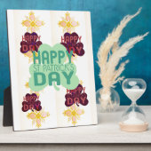 ハッピーサンパトリックの日ラブリーアートプリント フォトプラーク (側面)