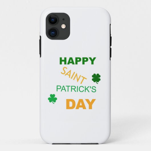 ハッピーサンパトリックの日 Case-Mate iPhoneケース (裏面)