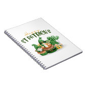 ハッピーサンパトリックスの日 – ラッキーアイリッシュクローバーパーティー ノートブック (右側)
