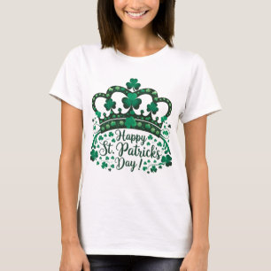 ハッピーサンパトリックスデイシャムロックアイリッシュサンパトリック Tシャツ