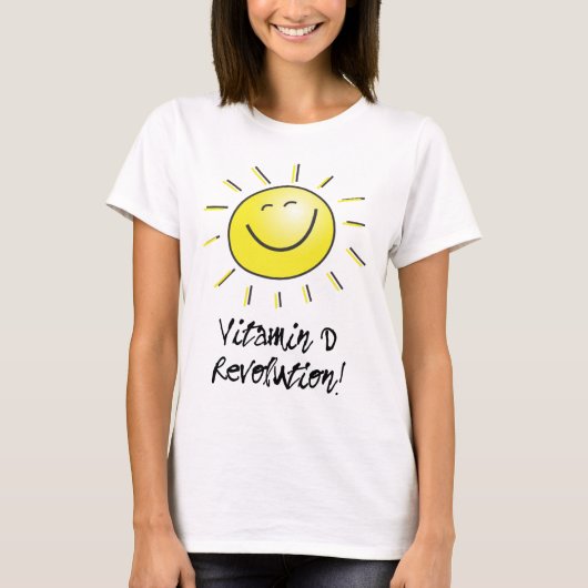 ハッピーサンビタミンD革命 Tシャツ (正面)
