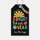 ハッピーサンブライトスクールイヤー先生 ギフトタグ (正面)