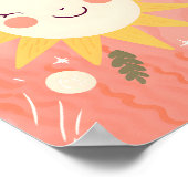 ハッピーサン子供部屋ウォールアートポスター ポスター (角)