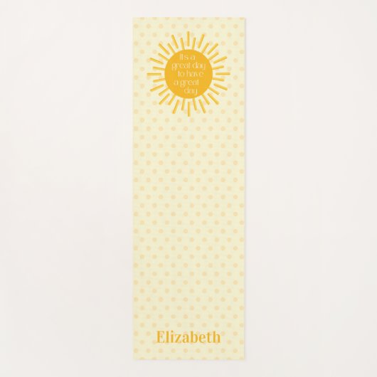 ハッピーサン素晴らしデイモーニングストレッチ ヨガマット (正面)