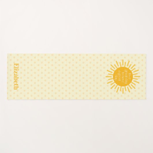 ハッピーサン素晴らしデイモーニングストレッチ ヨガマット (正面(横))