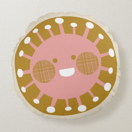 ハッピーサン ラウンドクッション