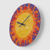 ハッピーサン ラージ壁時計 (傾斜)