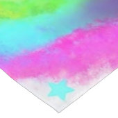 ハッピーサーカスアクロバートピギーサイクリストリック棒つきキャンデー テーブルクロス (アングル)