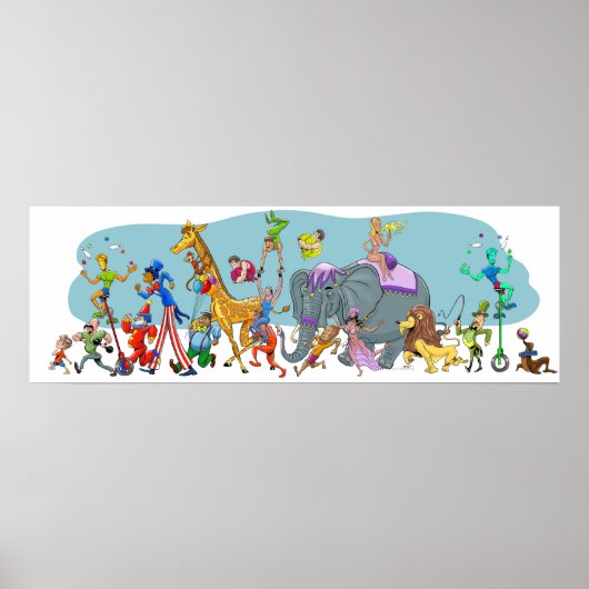 ハッピーサーカス来ズ・イン・タウン ポスター (正面)