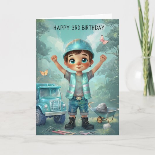 ハッピーサードバースデーカード カード (正面)