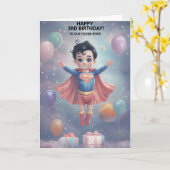 ハッピーサードバースデーカード カード (黄色い花)