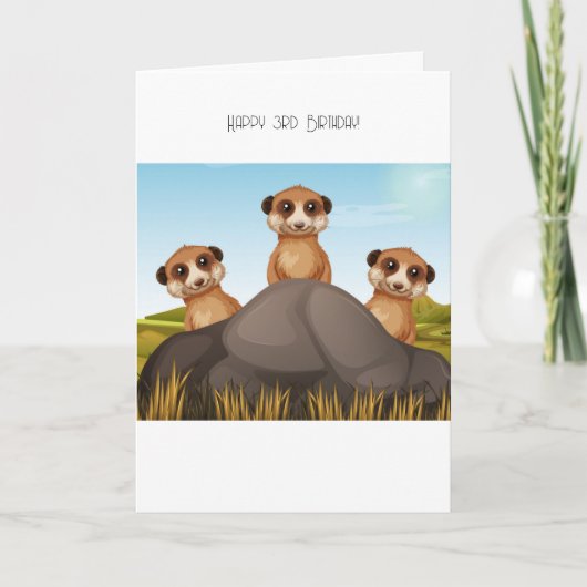 ハッピーサードバースデーカード シーズンカード (正面)